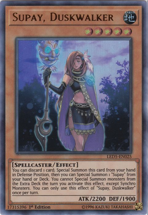 Supay, Duskwalker [LED5-EN025] Ultra Rare | Tables and Towers