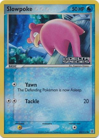 Slowpoke (83/113) (Stamped) [EX: Delta Species] | Tables and Towers