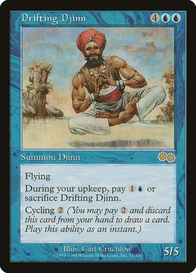 Drifting Djinn [Urza's Saga] | Tables and Towers