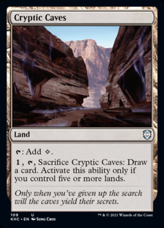 Cryptic Caves [Kaldheim Commander] | Tables and Towers