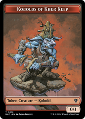 Gold // Kobolds of Kher Keep Double-Sided Token [Murders at Karlov Manor Commander Tokens] | Tables and Towers