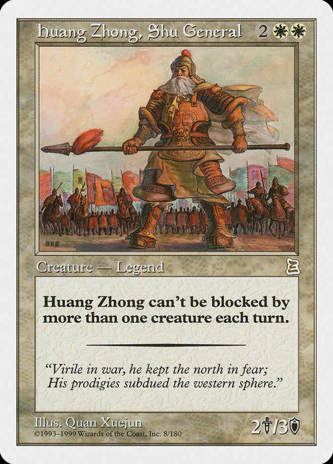 Huang Zhong, Shu General [Portal Three Kingdoms] | Tables and Towers