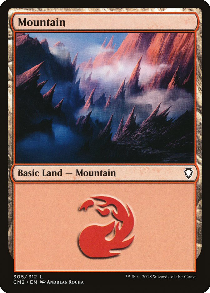 Mountain (305) [Commander Anthology Volume II] | Tables and Towers