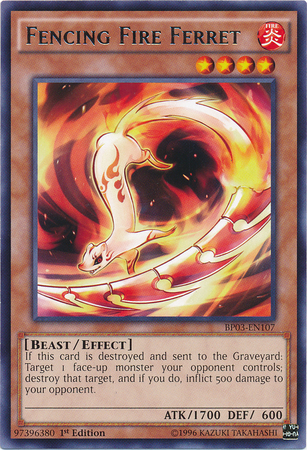 Fencing Fire Ferret [BP03-EN107] Rare | Tables and Towers