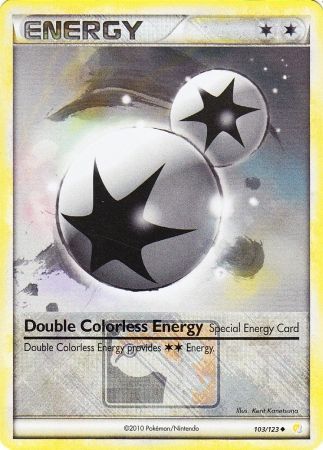 Double Colorless Energy (103/123) (League Promo) [HeartGold & SoulSilver: Base Set] | Tables and Towers