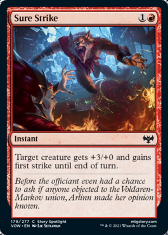 Sure Strike [Innistrad: Crimson Vow] | Tables and Towers