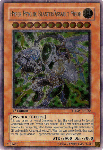 Hyper Psychic Blaster/Assault Mode [CRMS-EN020] Ultimate Rare | Tables and Towers