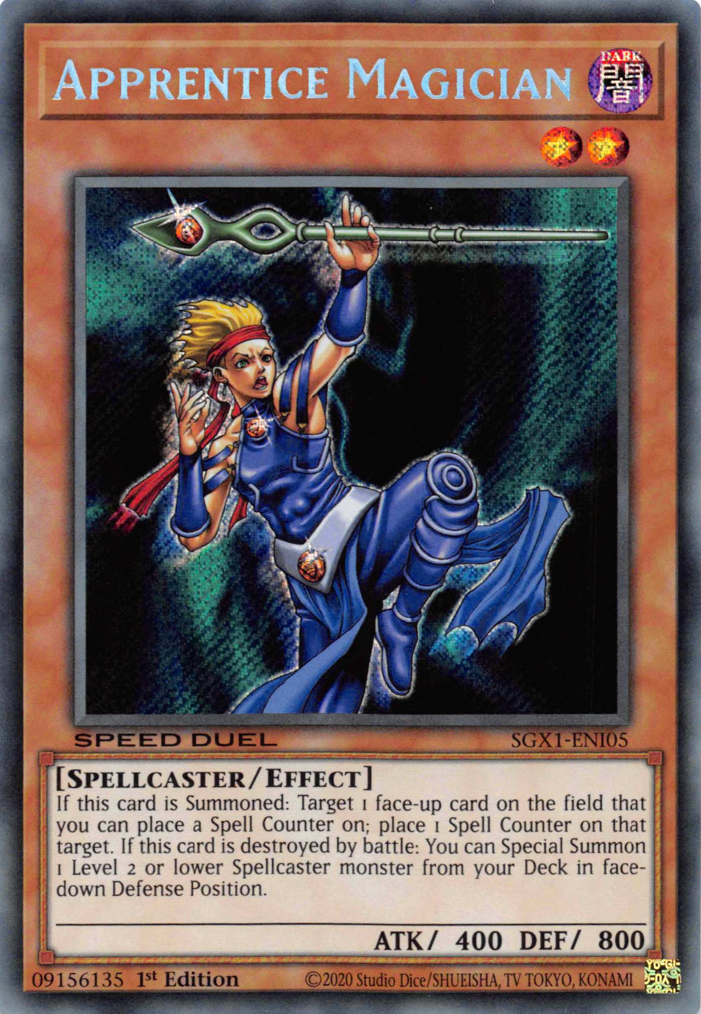 Apprentice Magician [SGX1-ENI05] Secret Rare | Tables and Towers