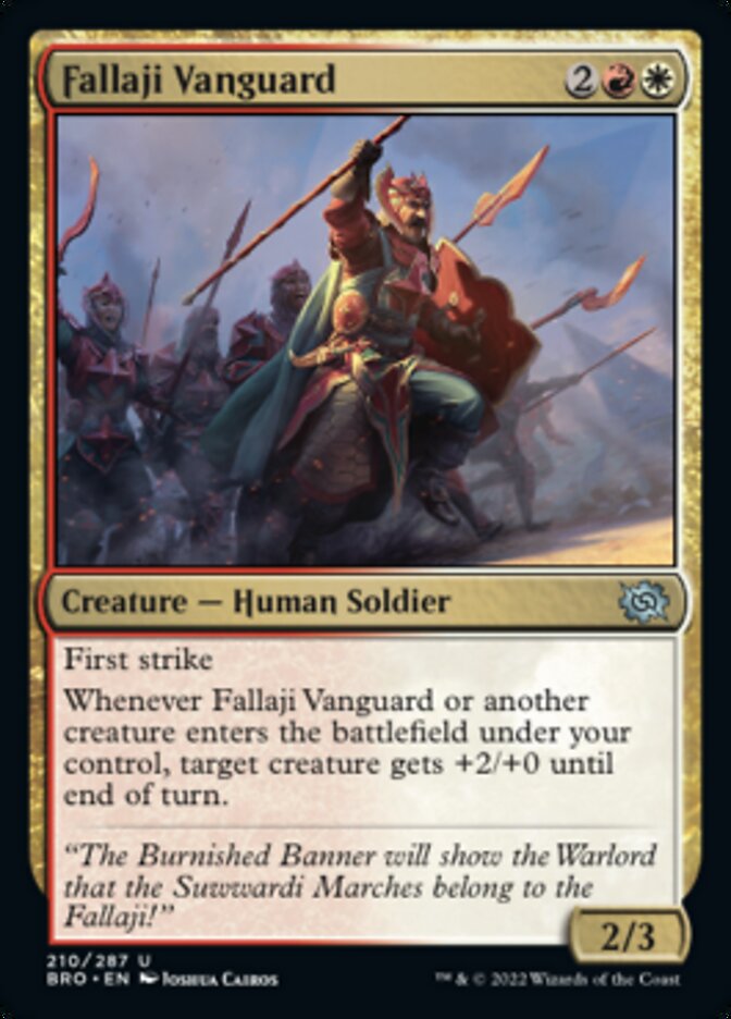 Fallaji Vanguard [The Brothers' War] | Tables and Towers