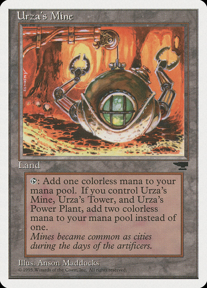 Urza's Mine (Orange Background) [Chronicles] | Tables and Towers