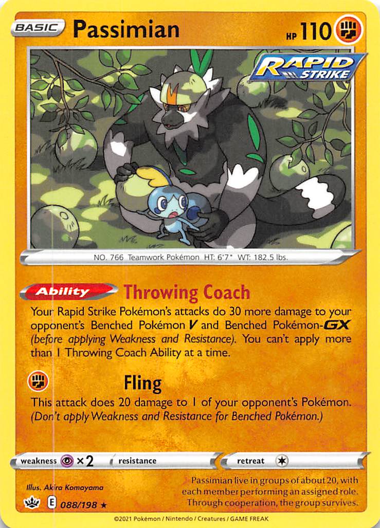 Passimian (088/198) [Sword & Shield: Chilling Reign] | Tables and Towers