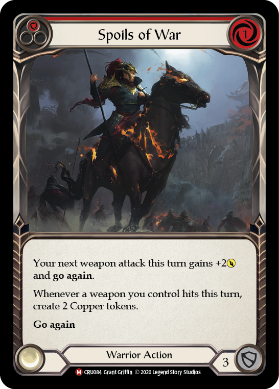 Spoils of War [CRU084] (Crucible of War)  1st Edition Rainbow Foil | Tables and Towers