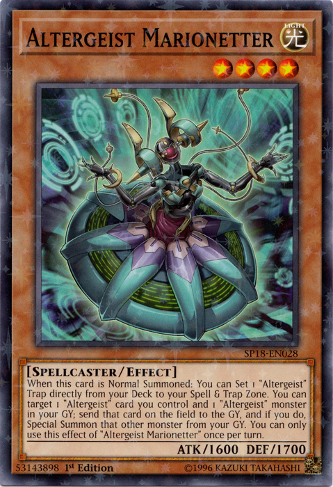 Altergeist Marionetter [SP18-EN028] Starfoil Rare | Tables and Towers