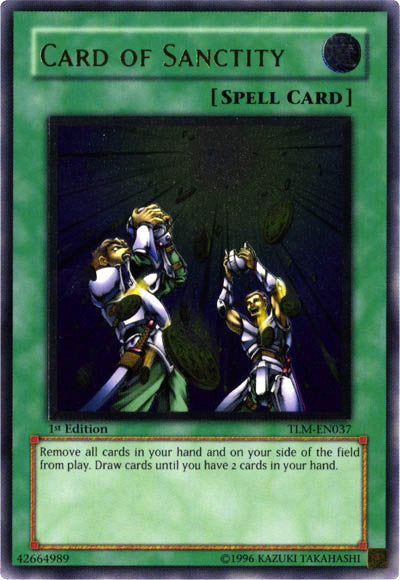 Card of Sanctity [TLM-EN037] Ultimate Rare | Tables and Towers