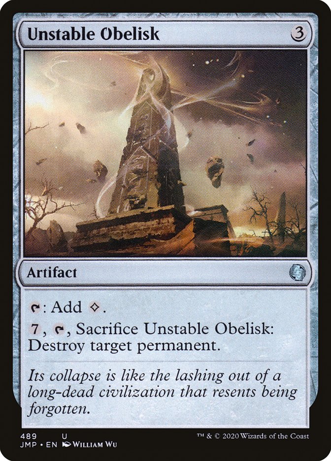 Unstable Obelisk [Jumpstart] | Tables and Towers