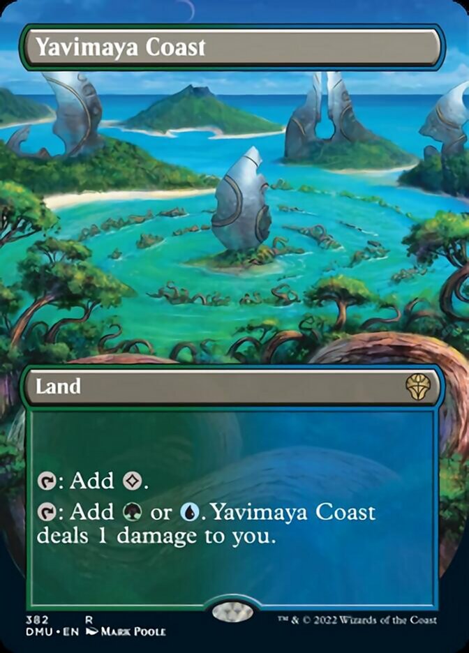 Yavimaya Coast (Borderless Alternate Art) [Dominaria United] | Tables and Towers