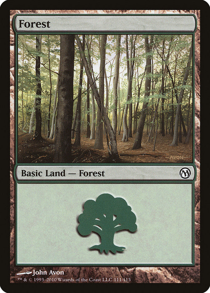 Forest (111) [Duels of the Planeswalkers] | Tables and Towers