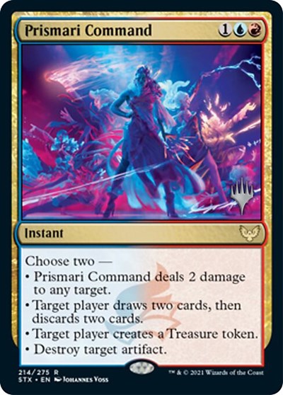 Prismari Command (Promo Pack) [Strixhaven: School of Mages Promos] | Tables and Towers