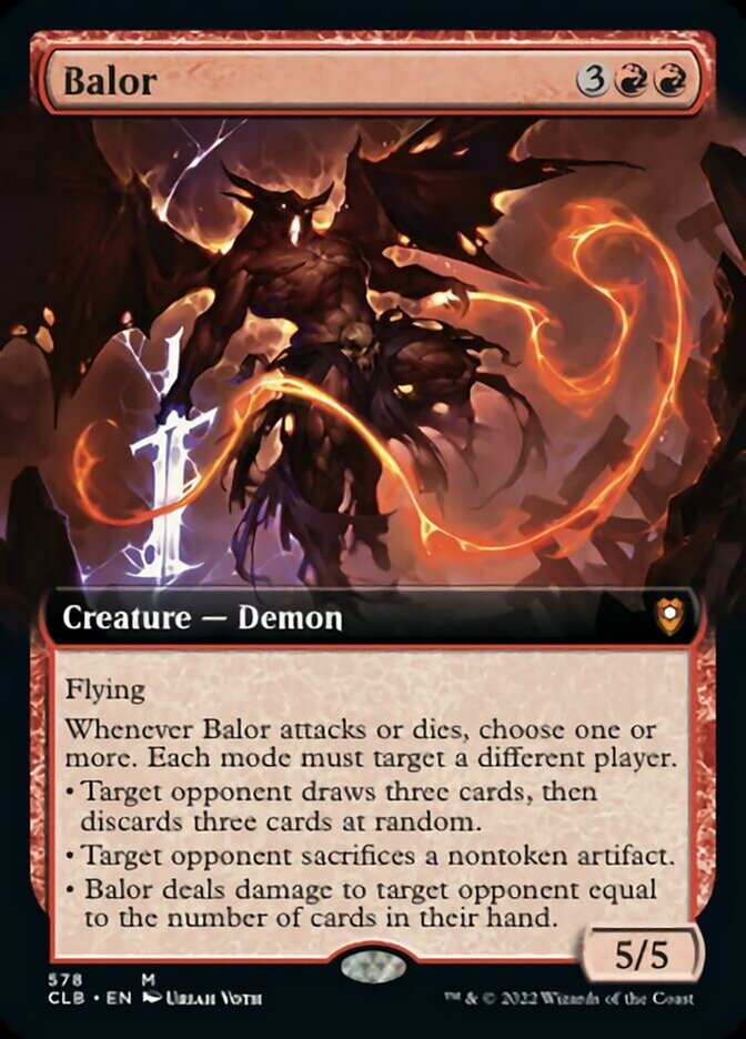 Balor (Extended Art) [Commander Legends: Battle for Baldur's Gate] | Tables and Towers