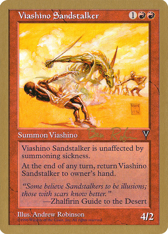 Viashino Sandstalker (Ben Rubin) [World Championship Decks 1998] | Tables and Towers