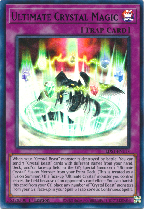 Ultimate Crystal Magic (Blue) [LDS1-EN117] Ultra Rare | Tables and Towers