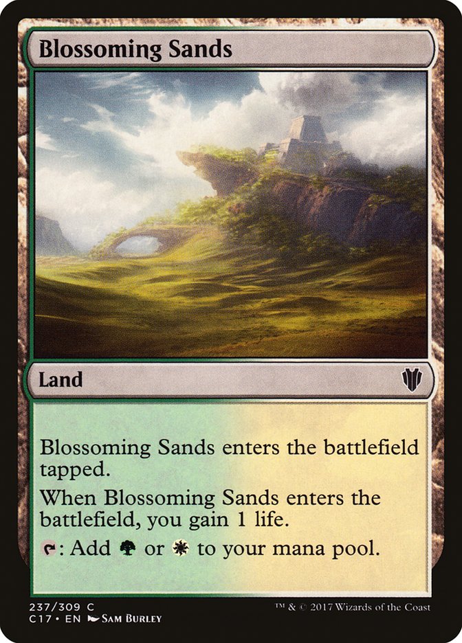 Blossoming Sands [Commander 2017] | Tables and Towers