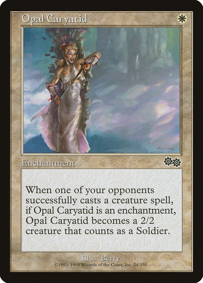 Opal Caryatid [Urza's Saga] | Tables and Towers