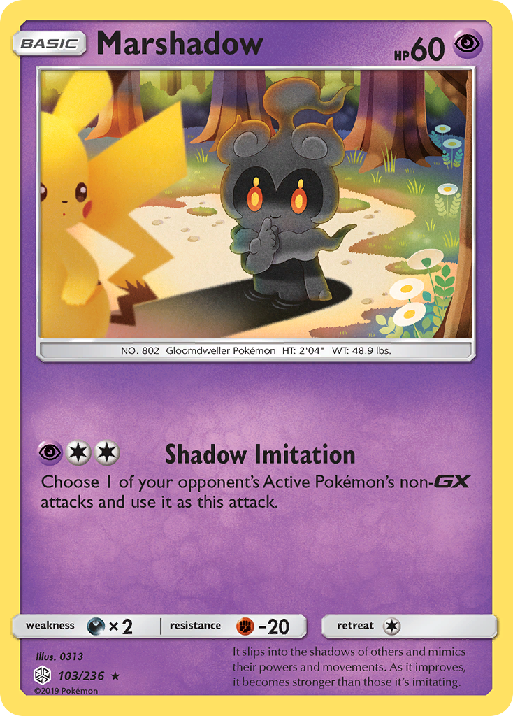 Marshadow (103/236) [Sun & Moon: Cosmic Eclipse] | Tables and Towers