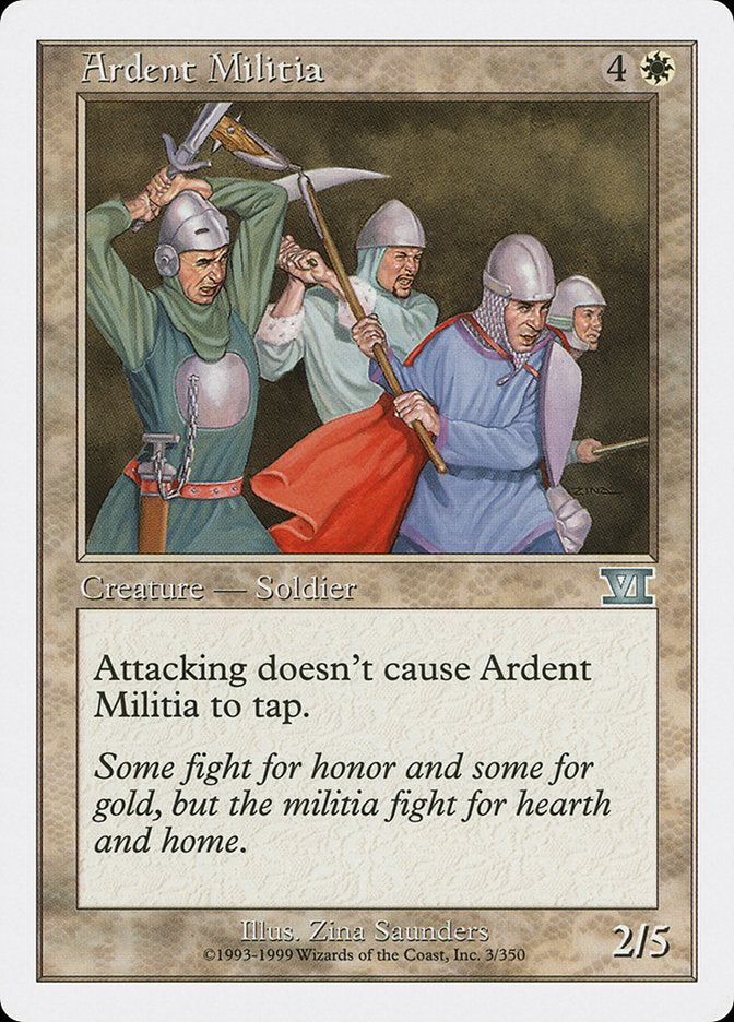 Ardent Militia [Classic Sixth Edition] | Tables and Towers