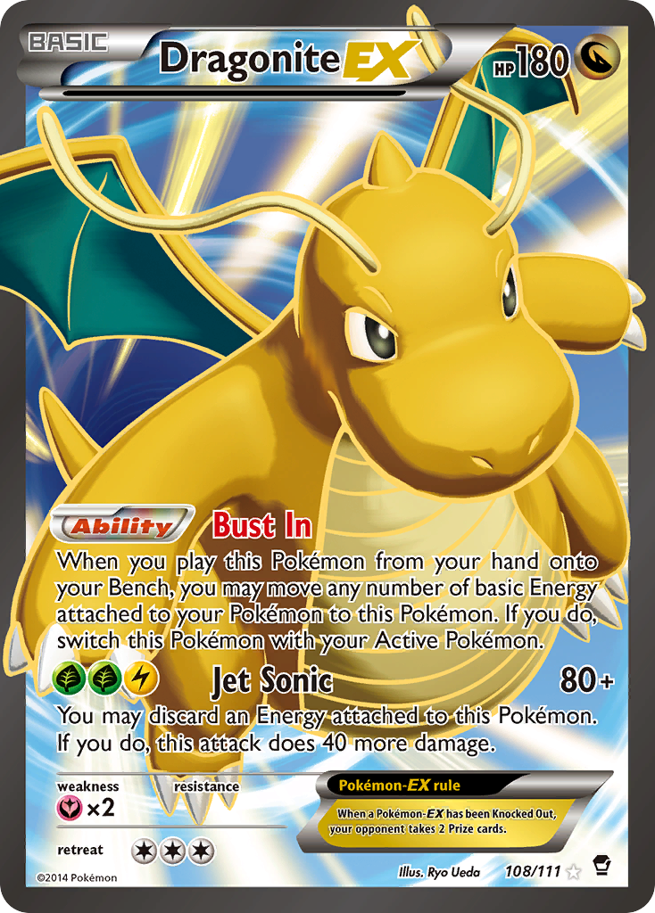 Dragonite EX (108/111) [XY: Furious Fists] | Tables and Towers