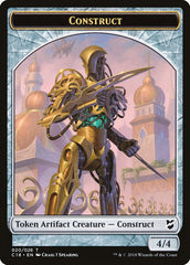 Myr (007) // Construct (020) Double-Sided Token [Commander 2018 Tokens] | Tables and Towers