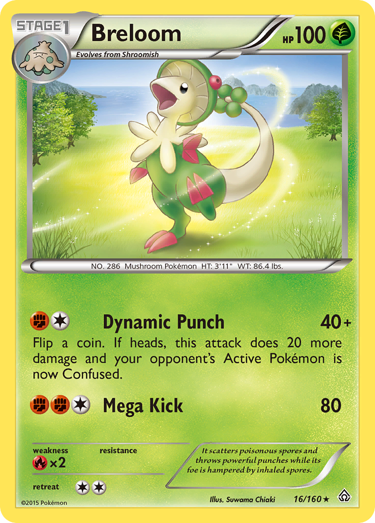 Breloom (16/160) [XY: Primal Clash] | Tables and Towers