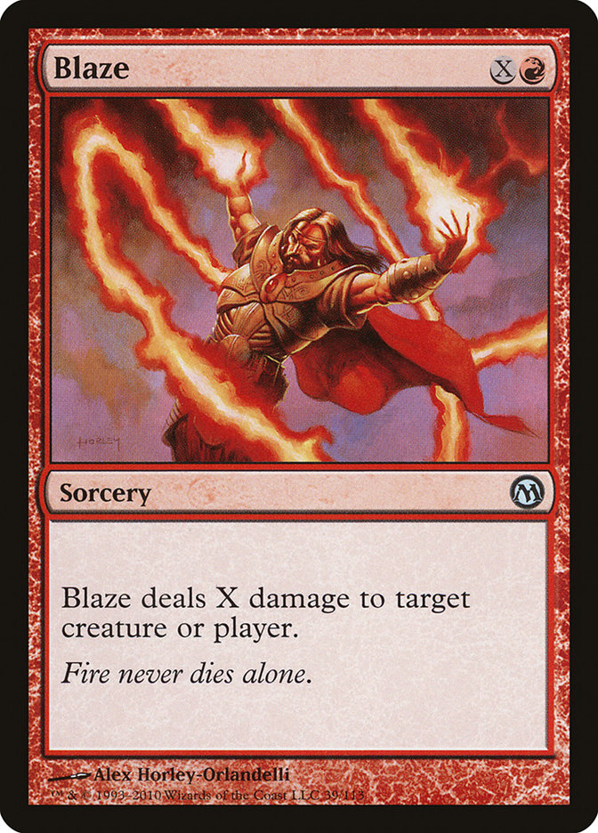 Blaze [Duels of the Planeswalkers] | Tables and Towers