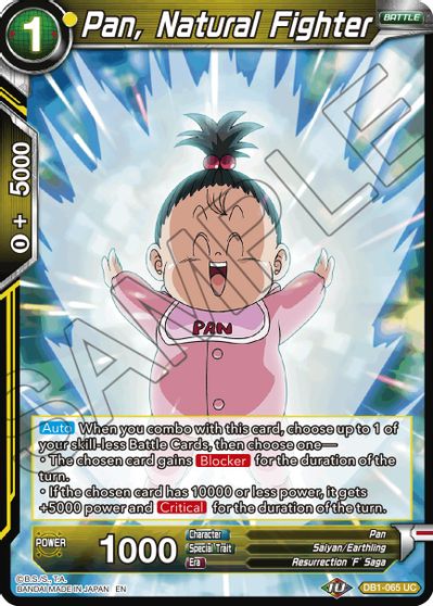 Pan, Natural Fighter (Reprint) (DB1-065) [Battle Evolution Booster] | Tables and Towers