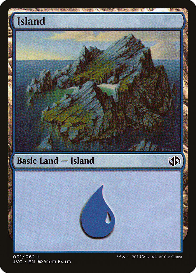 Island (31) [Duel Decks Anthology] | Tables and Towers