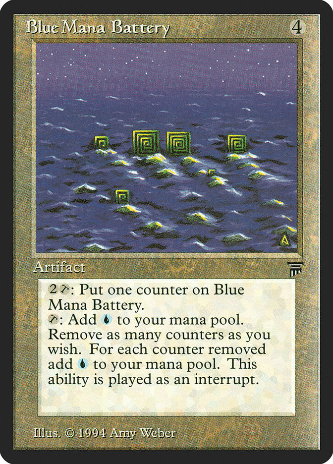 Blue Mana Battery [Legends] | Tables and Towers