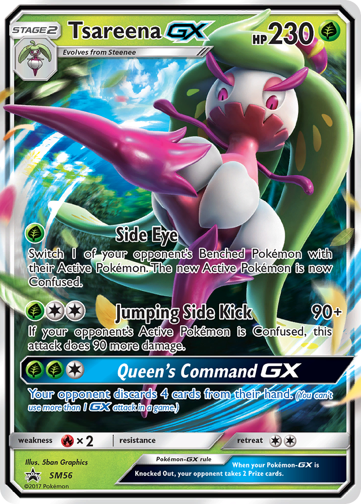 Tsareena GX (SM56) [Sun & Moon: Black Star Promos] | Tables and Towers
