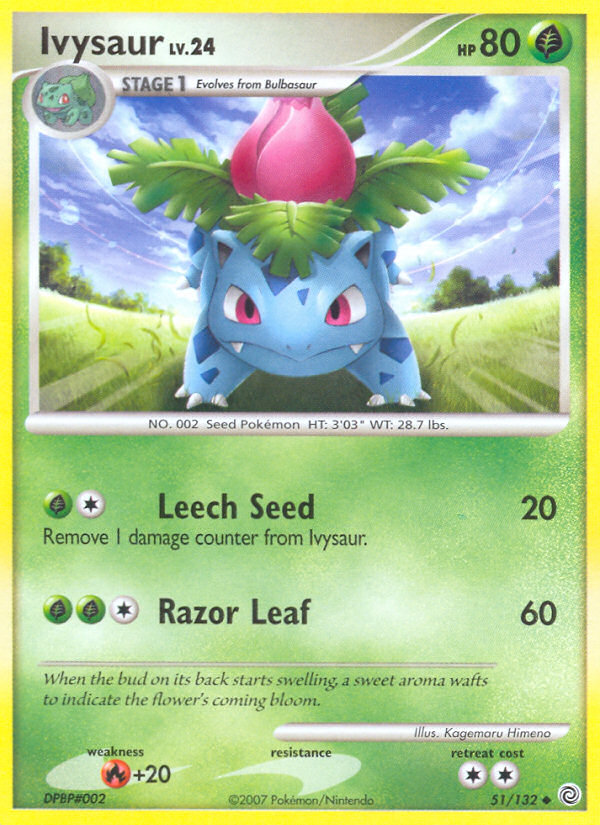 Ivysaur (51/132) [Diamond & Pearl: Secret Wonders] | Tables and Towers