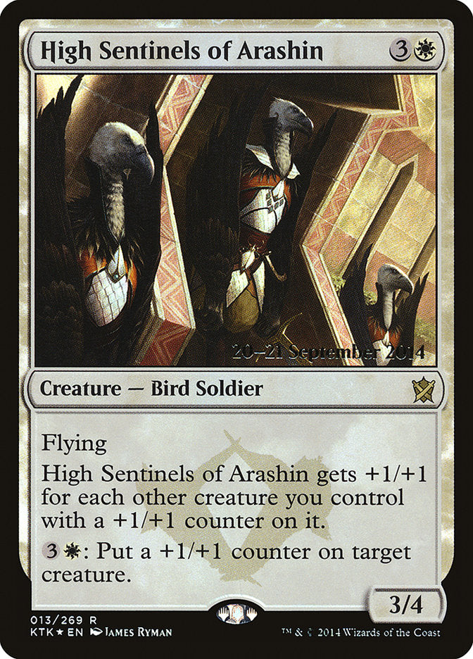 High Sentinels of Arashin [Khans of Tarkir Prerelease Promos] | Tables and Towers