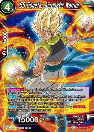 SS Gogeta, Acrobatic Warrior (EX04-01) [Mythic Booster] | Tables and Towers