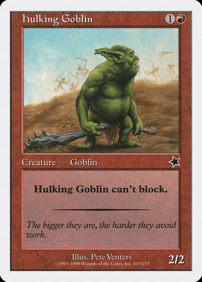 Hulking Goblin [Starter 1999] | Tables and Towers