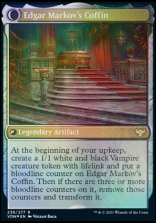 Edgar, Charmed Groom // Edgar Markov's Coffin [Innistrad: Crimson Vow Prerelease Promos] | Tables and Towers