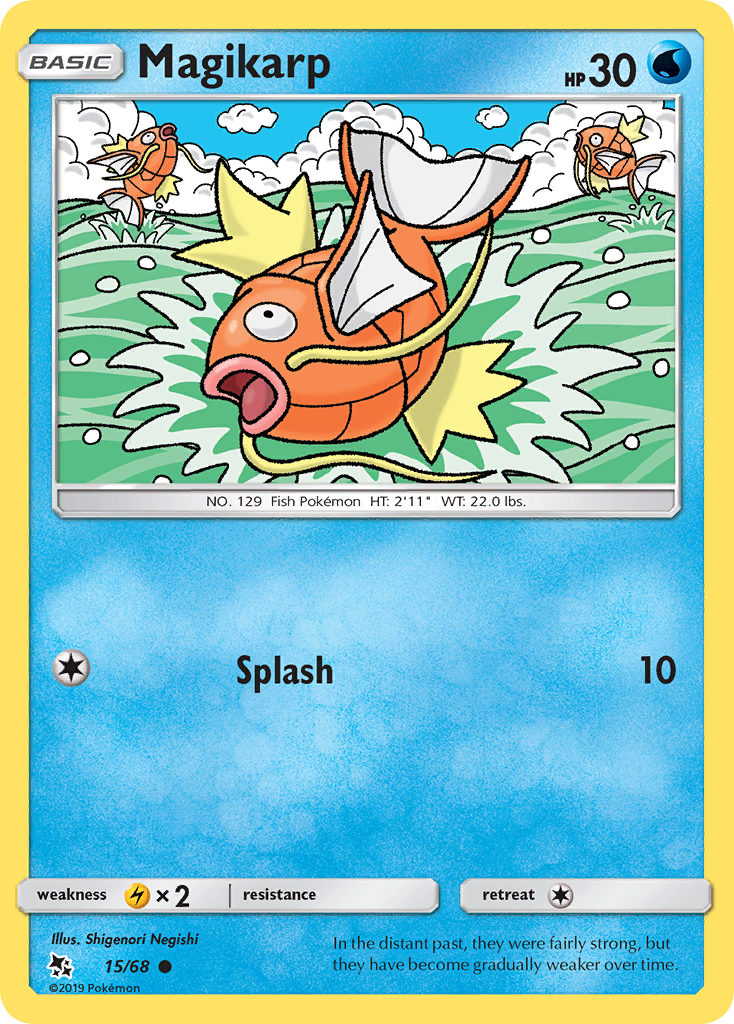 Magikarp (15/68) [Sun & Moon: Hidden Fates] | Tables and Towers