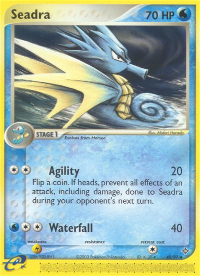 Seadra (40/97) [EX: Dragon] | Tables and Towers