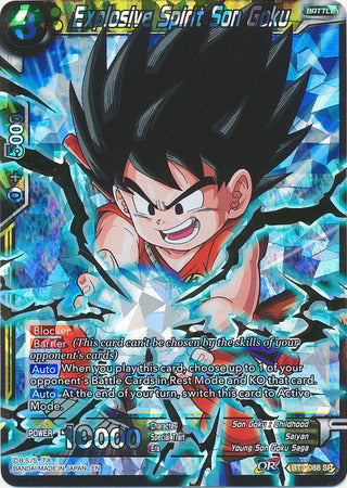 Explosive Spirit Son Goku (Shatterfoil) (BT3-088) [Dragon Brawl] | Tables and Towers