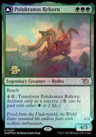 Polukranos Reborn // Polukranos, Engine of Ruin [March of the Machine Prerelease Promos] | Tables and Towers