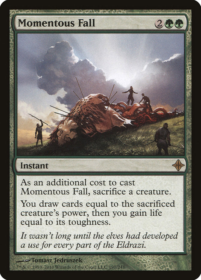 Momentous Fall [Rise of the Eldrazi] | Tables and Towers