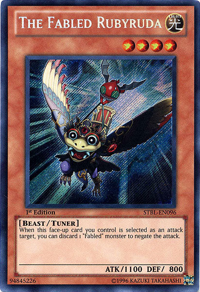 The Fabled Rubyruda [STBL-EN096] Secret Rare | Tables and Towers