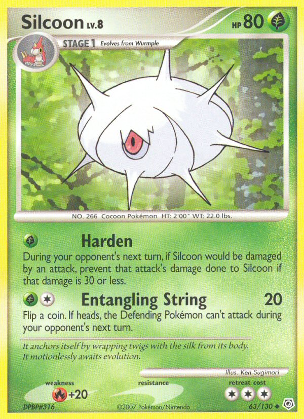 Silcoon (63/130) [Diamond & Pearl: Base Set] | Tables and Towers