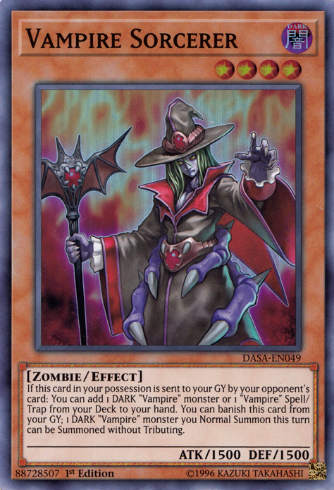 Vampire Sorcerer [DASA-EN049] Super Rare | Tables and Towers